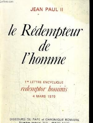 Immagine del venditore per LE REDEMPTEUR DE L HOMME MARS 1979 venduto da Le-Livre