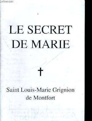 Bild des Verkufers fr LE SECRET DE MARIE zum Verkauf von Le-Livre
