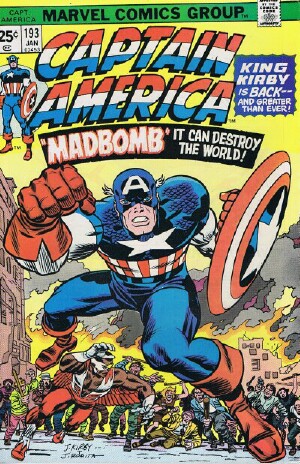 Seller image for Captain America and The Falcon ("The Madbomb" -- Vol. 1 No. 193, January 1976) for sale by Round Table Books, LLC