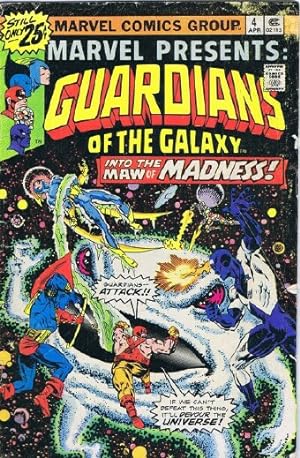 Imagen del vendedor de The Guardians of the Galaxy #4 (Into the Maw of Madness) - Vol. 1, No. 4, April 1976 a la venta por Round Table Books, LLC
