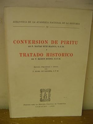 Imagen del vendedor de Biblioteca de la Academia Nacional de la Historia: 78: Conversion de Piritu Tratado Historico a la venta por PsychoBabel & Skoob Books