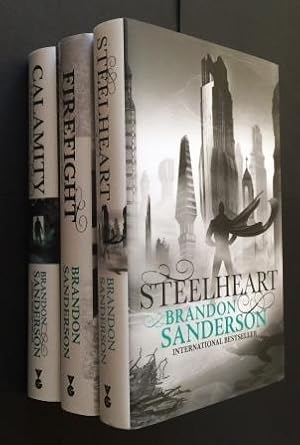 Seller image for Set of 3 Books: STEELHEART, FIREFIGHT & CALAMITY (THE RECKONERS TRILOGY)- Signed & Numbered First Editions. Plus MITOSIS novella. for sale by Anderida Books