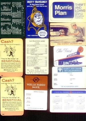 Pocket Calendar Cards (Collection of 10 Different cards)