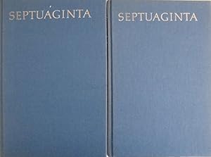 Septuaginta - Id est Vetus Testamentum graece iuxta LXX interpretes edidit Alfred Rahlfs - 2 Bänd...