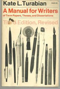 Seller image for MANUAL FOR WRITERS OF TERM PAPERS, THESES, AND DISSERTATIONS for sale by Gibson's Books