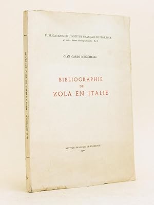 Seller image for Bibliographie de Zola en Italie for sale by Librairie du Cardinal