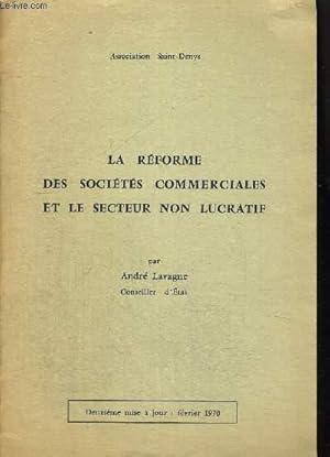 Imagen del vendedor de LA REFORME DES SOCIETES COMMERCIALES ET LE SECTEUR NON LUCRATIF a la venta por Le-Livre