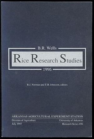 Bild des Verkufers fr B. R. Wells Rice Research Studies 1996 zum Verkauf von Inga's Original Choices