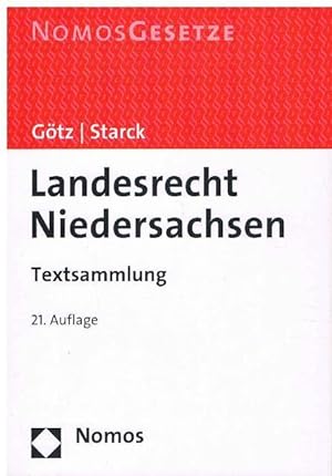 Bild des Verkufers fr Landesrecht Niedersachsen. Textsammlung. Stand: 1. September 2012. zum Verkauf von terrahe.oswald