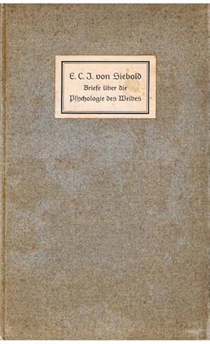 Imagen del vendedor de Briefe ber die Psychologie des Weibes. a la venta por terrahe.oswald