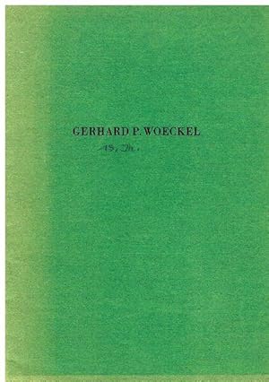 Bibliographie. Gerhard P. Woeckel 1949 - 1978.