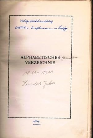 Alphabetisches Verzeichnis.