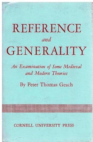 Reference and Generality. An Examination of Some Medieval and Modern Theories.