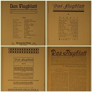 Image du vendeur pour Das Flugblatt. Herausgegeben von Oskar Maurus Fontana und Alfons Wallis. Heft 1 - 5 [alles Erschienene]. mis en vente par terrahe.oswald
