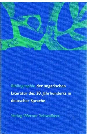 Bibliographie der ungarischen Literatur des 20. Jahrhunderts in deutscher Sprache.