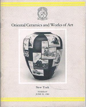 Oriental Ceramics and Works of Art.