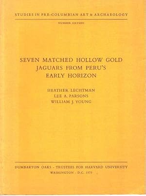 Bild des Verkufers fr Seven Matched Hollow Gold Jaguars from Peru's Early Horizon. zum Verkauf von terrahe.oswald