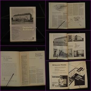 Deutsche Architektur. Herausgeber: Deutsche Bauakademie und Bund deutscher Architekten. 8. Jahrga...