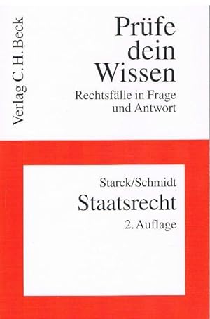 Seller image for Staatsrecht. for sale by terrahe.oswald