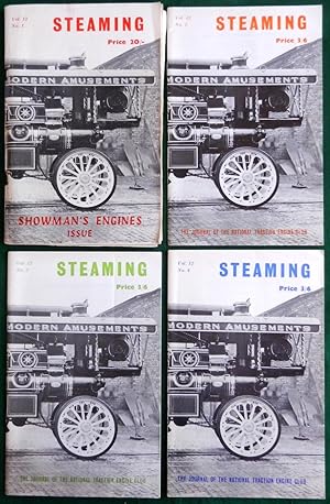 Steaming. The Journal of the Traction Engine Club. Complete Set Volume 12 (4 Issues).