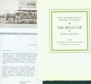 Early Transportation In Southern California. Complete Set of Finely Printed (12) Keepsakes.