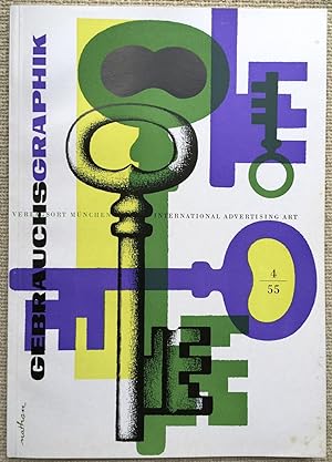 Seller image for Gebrauchsgraphik - International Advertising Art - 1955 - Number 4 for sale by Joe Collins Rare Books