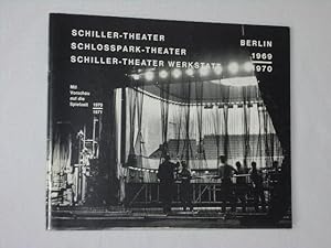 Image du vendeur pour Schiller-Theater Berlin, Schlopark-Theater, Werkstatt 1969/70. Mit Vorschau auf die Spielzeit 1970/71 [Jahresheft] mis en vente par Fast alles Theater! Antiquariat fr die darstellenden Knste