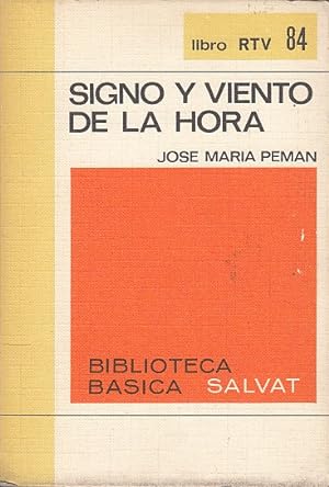 Bild des Verkufers fr SIGNO Y VIENTO DE LA HORA zum Verkauf von Librera Vobiscum