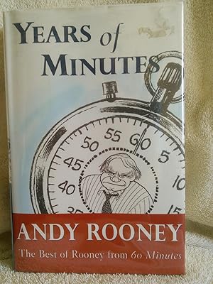 Image du vendeur pour Years of Minutes, The Best of Rooney from "60 Minutes" mis en vente par Prairie Creek Books LLC.