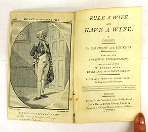 Bild des Verkufers fr Rule a Wife and Have a Wife. A Comedy zum Verkauf von Attic Books (ABAC, ILAB)