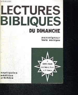 Seller image for LECTURES BIBLIQUES DU DIMANCHES for sale by Le-Livre