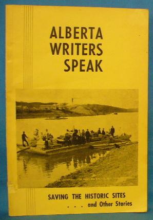 Seller image for Alberta Writers Speak - 1964 for sale by Alhambra Books