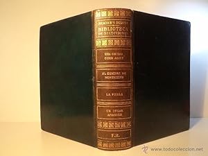 Seller image for BIBLIOTECA DE SELECCIONES. Las Obras Contemporneas de Mayor xito. Libros escogidos y condensados bajo la direccin de Selecciones del Readers Digest. 1971. Volumen con los siguientes ttulos: UNA CIUDAD COMO ALICE, por Nevil Shute. EL HOMBRE DE MONTICELLO, por Thomas Fleming. LA PERLA, por John Steinbeck. UN LUGAR APACIBLE, por Andrex Garve. Con 519 pginas. Ilustraciones color y b/n en texto, plena y doble pgina. Tamao 195x150mm. Cinta separadora. Corte superior dorado. Plena piel editorial color verde y marrn con lomo cuajado en ornamentos y caracteres dorados. Seales normales de uso. Sin rastros anteriores poseedores. for sale by Librera Anticuaria Ftima