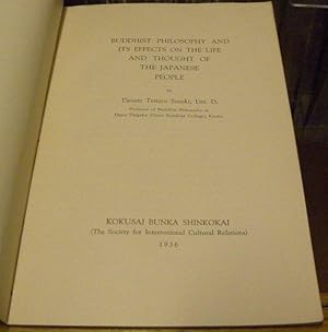 BUDDHIST PHILOSOPHY AND ITS EFFECTS ON THE LIFE AND THOUGHT OF JAPANESE PEOPLE.