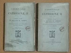 Imagen del vendedor de Un diplomate fran�ais � la cour de Catherine II, 1775-1780. Journal intime du chevalier de Corberon, charg� d'affaires de France en Russie (2 volumes). a la venta por Librairie Diog�ne SARL