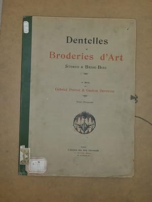 Seller image for Dentelles et broderies d'art, stores & brise-bise. 4e s�rie. for sale by Librairie Diog�ne SARL