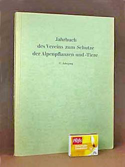 Immagine del venditore per Jahrbuch des Vereins zum Schutze der Alpenpflanzen und -tiere. 17. Jahrgang. venduto da Bibliotheca Botanica