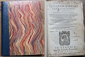 Libro di Marco Aurelio con l'horologio de' Principi distinto in quattro volumi.