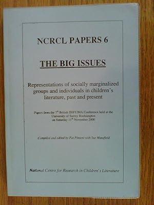 Seller image for The Big Issues: Papers from the 7th annual IBBY/MA Children's Literature Conference at Roehampton Institute London (NCRCL papers) for sale by Peter Pan books