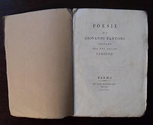 Poesie di Giovanni Fantoni toscano fra gli arcadi Labindo.