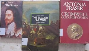 Seller image for The English Civil War. A Concise History (Maurice Ashley) + The Stuarts. A Study in English Kingship (J.P. Kenyon) + Cromwell. Our Chief of Men (Antonia Fraser) [3 libros] for sale by Libros Dickens