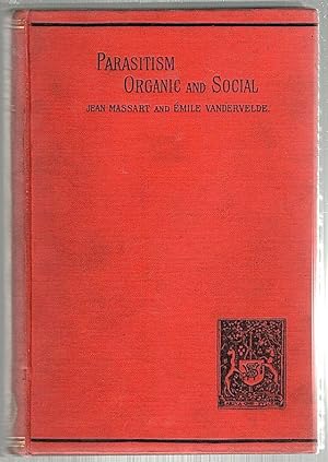 Image du vendeur pour Parasitism Organic and Social mis en vente par Bauer Rare Books