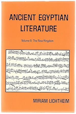 Ancient Egyptian Literature; A Book of Readings