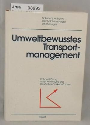 Bild des Verkufers fr Umweltbewusstes Transportmanagement zum Verkauf von Die Bchertruhe