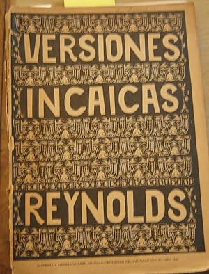 Versiones Incaicas. Tomo I