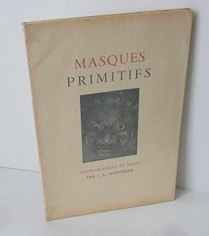 Seller image for Masques primitifs. Paris. Les les d'or. 1951. for sale by Mesnard - Comptoir du Livre Ancien