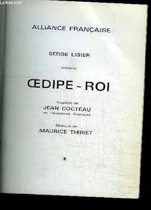 Imagen del vendedor de plaquette / OEDIPE ROI - TRAGEDIE DE JEAN COCTEAU - MUSIQUE DE MAURICE THIRIET a la venta por Le-Livre