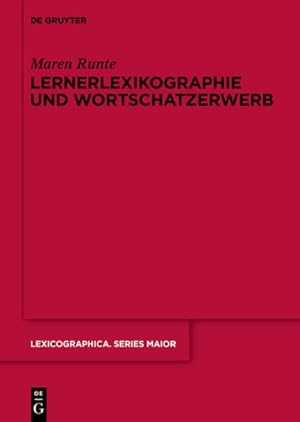 Seller image for Lernerlexikographie und Wortschatzerwerb for sale by AHA-BUCH GmbH