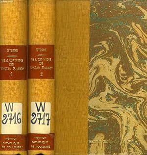 Seller image for VIE ET OPINIONS DE TRISTRAM SHANDY, GENTILHOMME, 2 TOMES (Suivies du VOYAGE SENTIMENTAL et des LETTRES D'YORICK A ELIZA) for sale by Le-Livre