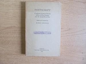 Seller image for Postscript for sale by Goldstone Rare Books